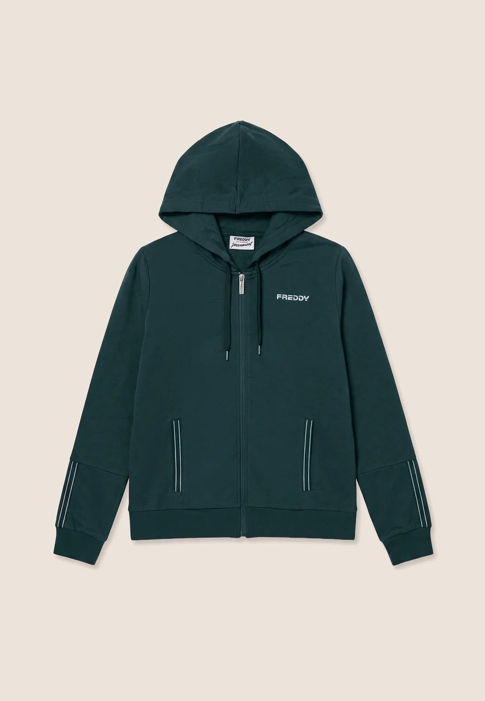 zip lunga cappuccio 