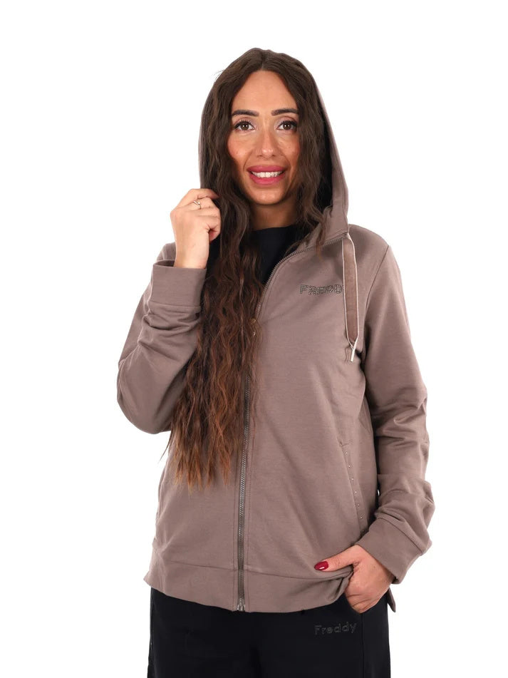 zip lunga cappuccio 
