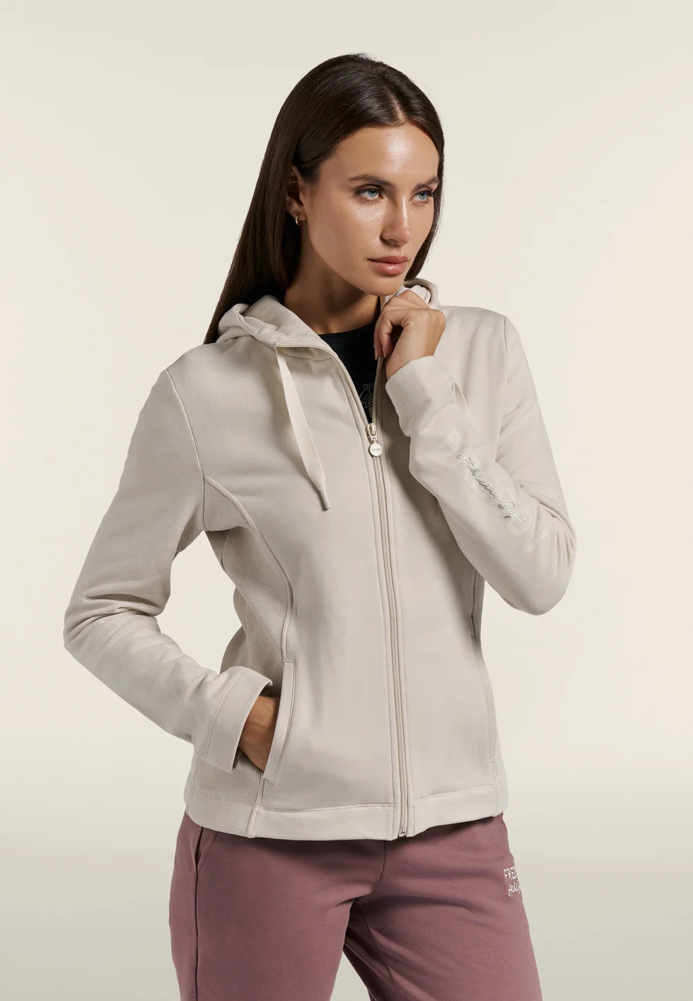 zip lunga cappuccio 
