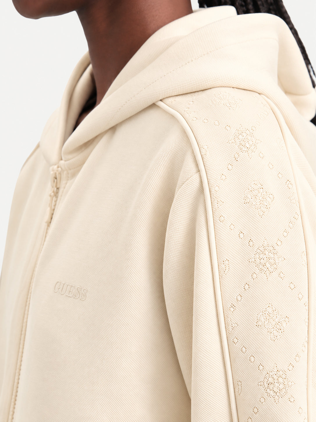 zip lunga cappuccio 