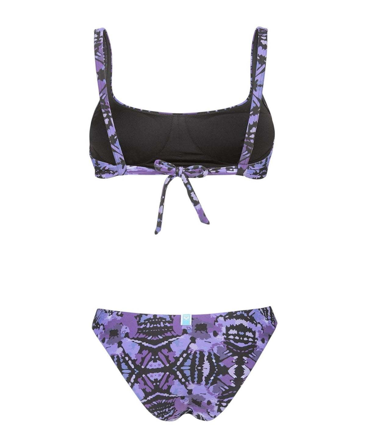 due pezzi fascia water print 