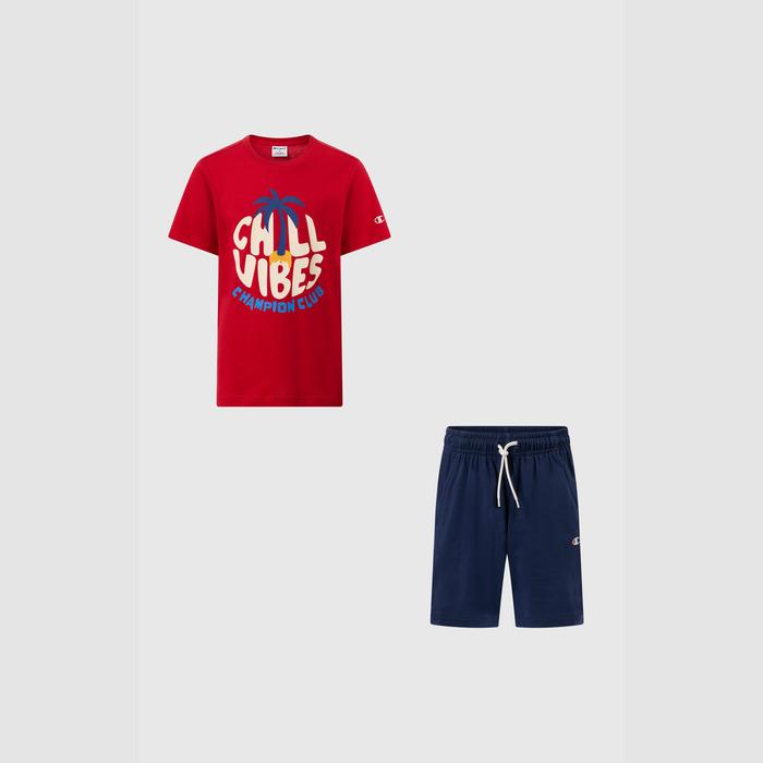 t-shirt + short 