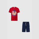 t-shirt + short 