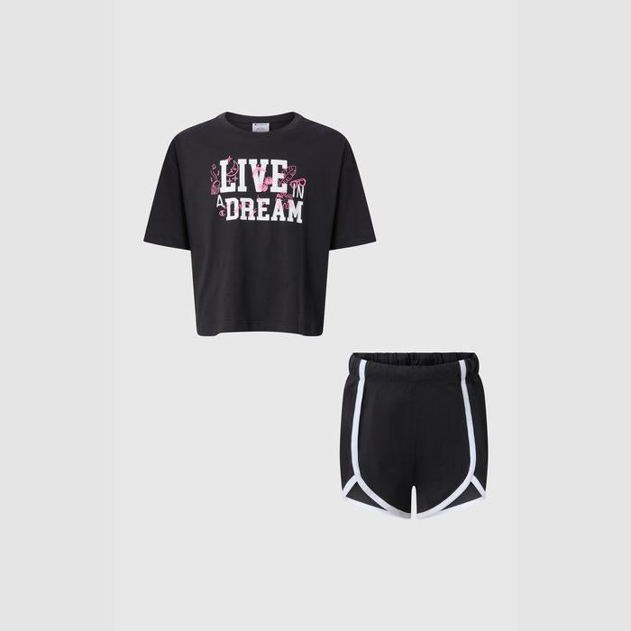 t-shirt + short 