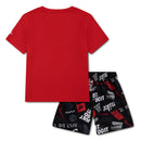 t-shirt + short 