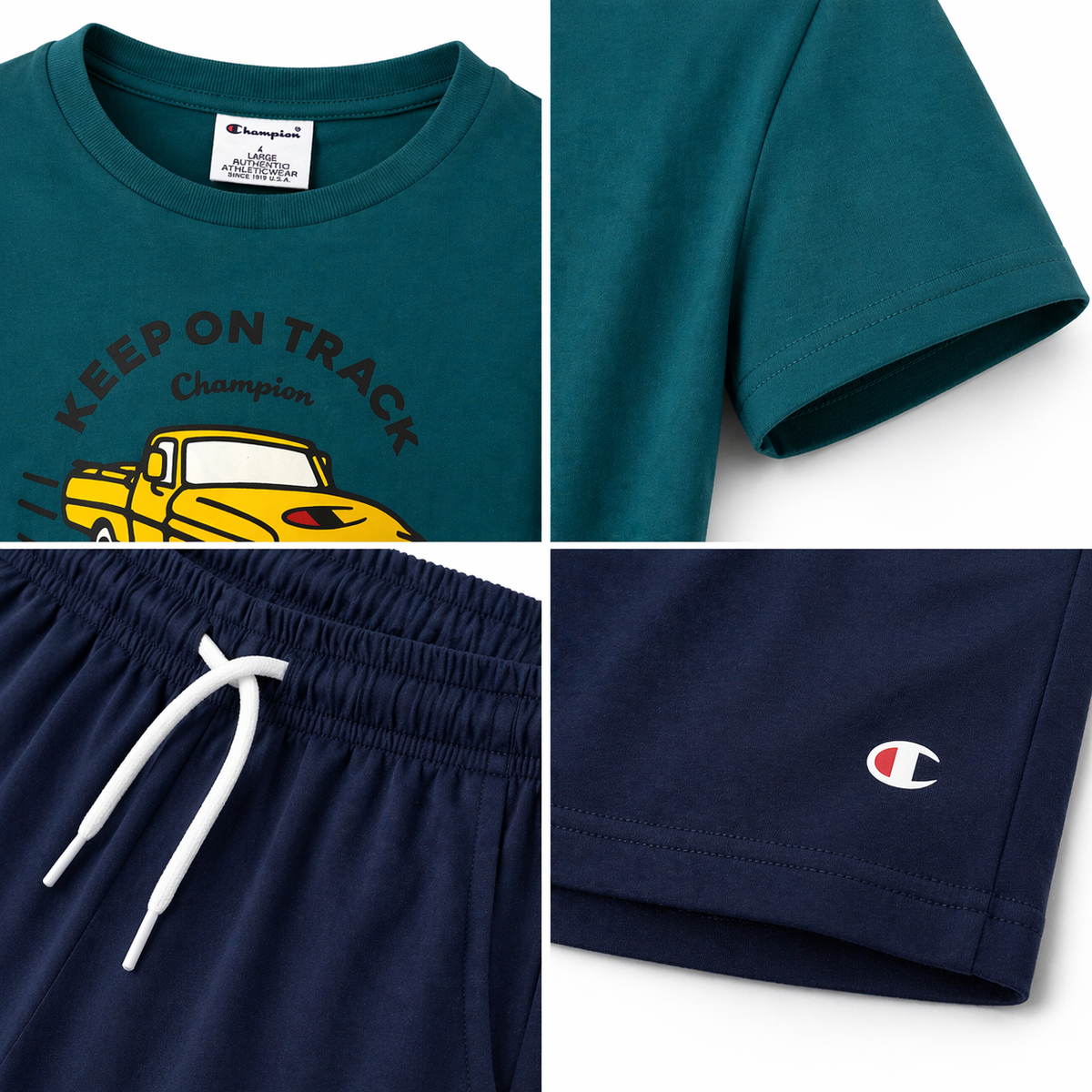 t-shirt + short 