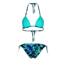 due pezzi triangolo water print 