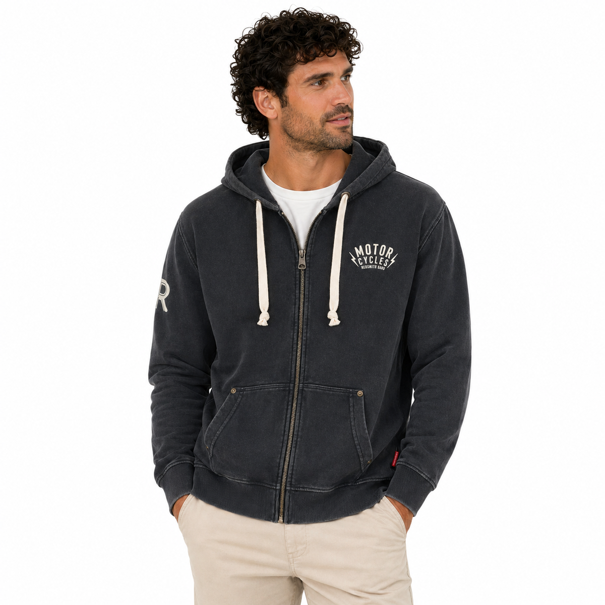 zip lunga cappuccio 