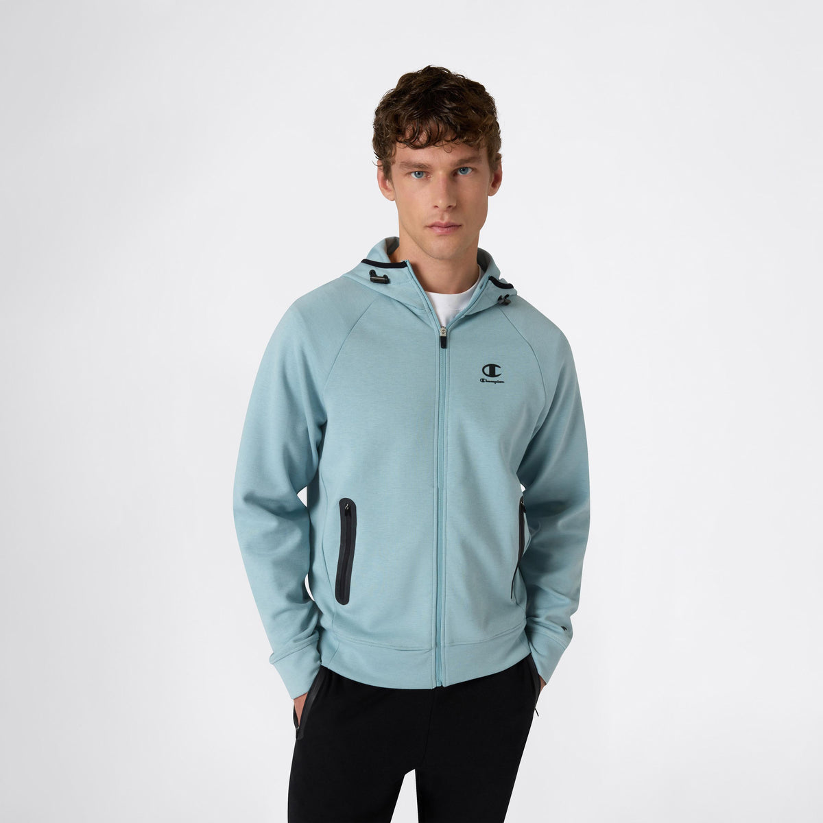 zip lunga cappuccio 
