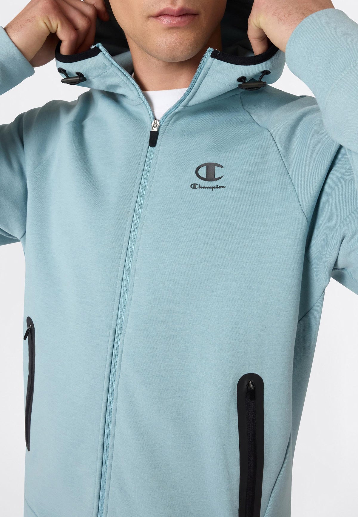 zip lunga cappuccio 