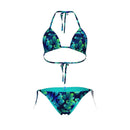 due pezzi triangolo water print 