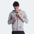 Erreà Felpa Zip Lunga Cappuccio Uomo